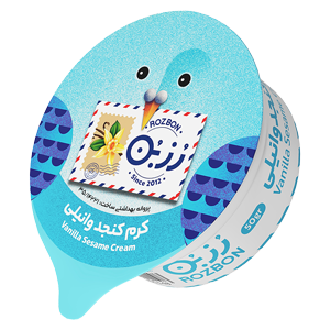 کرم کنجد ساده وانیلی ٥٠ گرمی